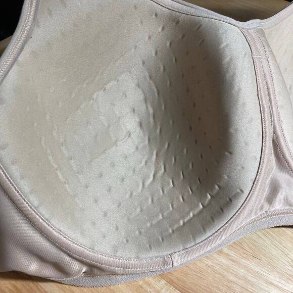 LIVI for Lane Bryant 46DD Max Support Underwire Beige Bra. Pre-Owned - Picture 5 of 12